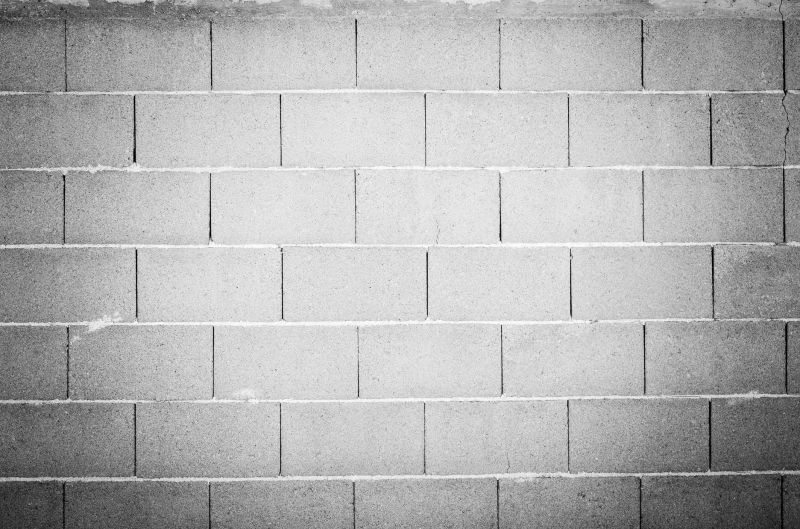 Cinder Block Wall Repair detail